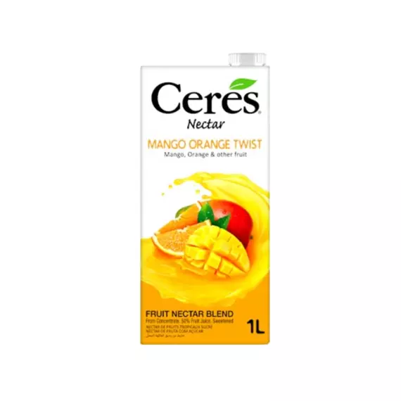 Ceres Nectar Mango Orange Twist Juice 1L (Pack of 12Pcs)