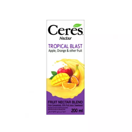 Ceres Nectar Tropical Blast Juice 200ml (Pack of 24Pcs)