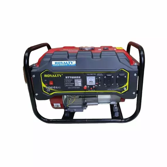 Royalty Gasoline Generator 3.5KV Maximum 3.8 Key Only RT7800DX