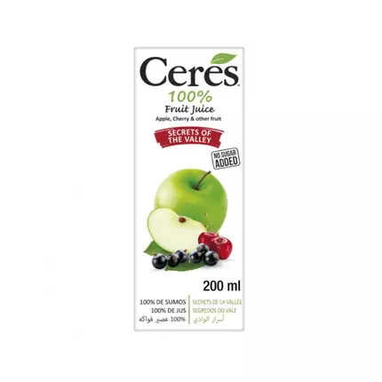Ceres Secrets of the Valley Juice 200ml (Pack of 24Pcs)