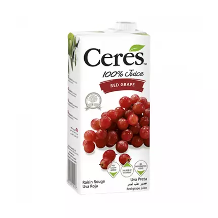 Ceres Red Grape Juice Tetra 200ml (Pack of 24Pcs)
