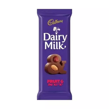 Cadbury Dairy Milk Fruit & Nut 80g (Pack of 12Pcs)