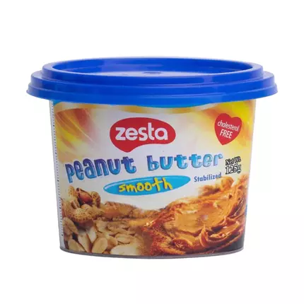 Zesta Smooth Peanut Butter 125g (Pack of 12Pcs)