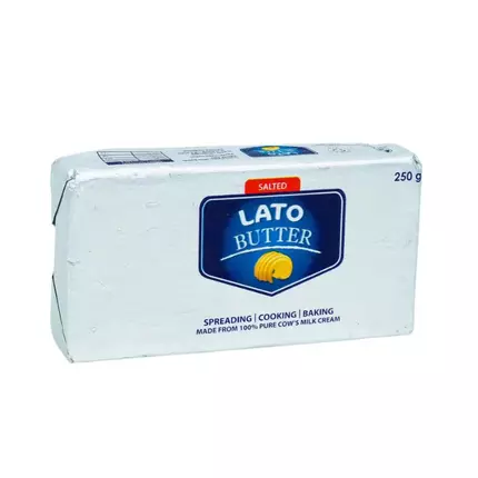 Lato Salted Butter 250g (Pack of 20Pcs)