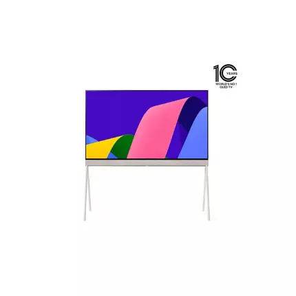 LG 55''4K OLED Smart TV, ⍺9 Gen5 AI Processor 4K, Self-lit OLED evo, Cable & Accessory Organizer, Versatile Back, Calming Beige Textile, Rounded Edge, All-Around Design 55LX1Q6LA