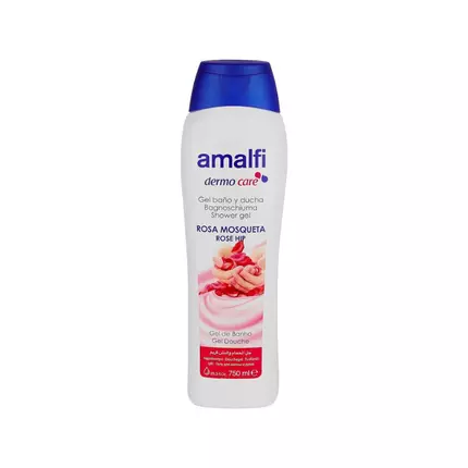 Amalfi Bath & Shower Gel Wild Rose with 8 Hours Fragrance Lock Technology 750ml 3803