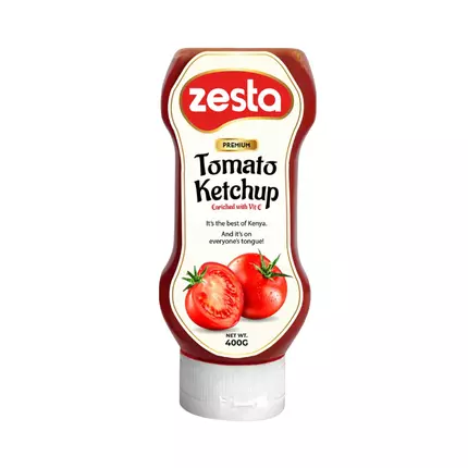 Zesta Premium Tomato Ketchup 400g (Pack of 24Pcs)