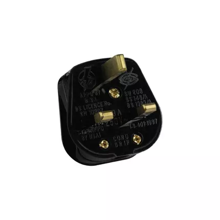 Tronic Top Plug Black & Black Neon 13A TR5300B