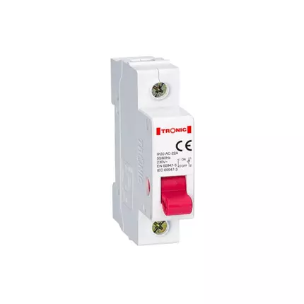 Tronic New Miniature Circuit Breaker Single Pole 20Amps 6K MC 6K20