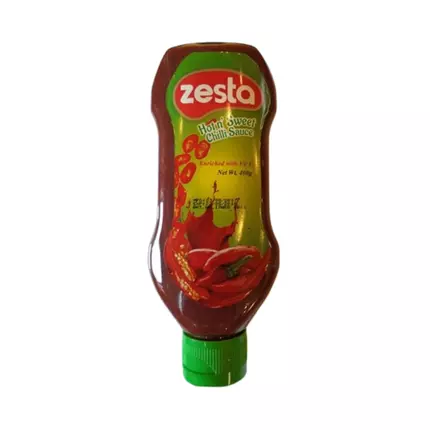 Zesta Hot and Sweet Chilli Sauce 420g (Pack of 24Pcs)