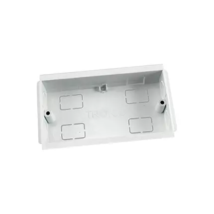 Tronic Compartment PVC Trunking Twin Box 100mmx50mm CM 1050-36