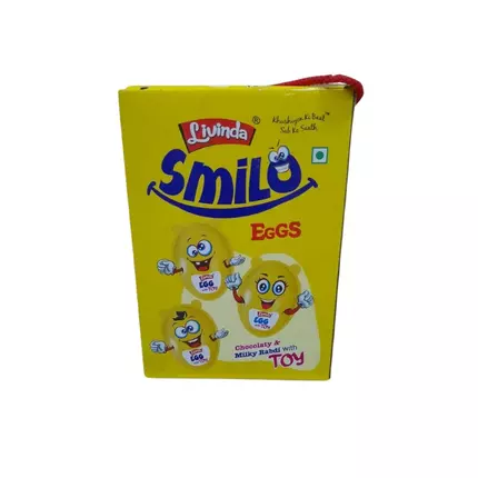 Livinda Smilo Eggs Choco & Milky Rabdi with Toys (Pack of 960Pcs)
