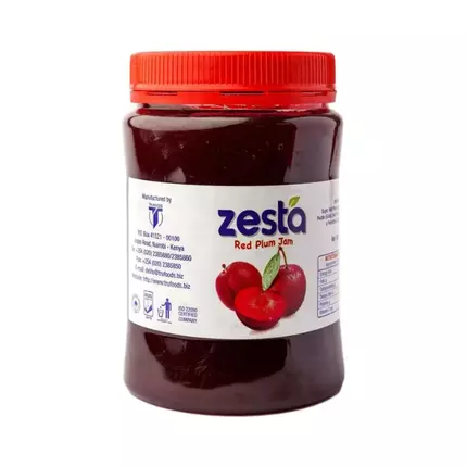 Zesta Red Plum Jam Pet 900g (Pack of 12Pcs)