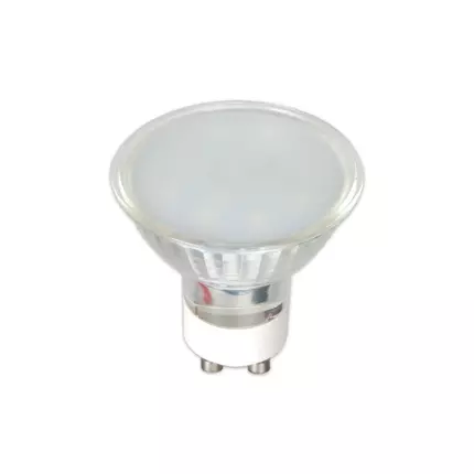 Tronic GU10 LED Bulb Domino Glass 5 Watt Daylight LE GU10-GL-DL