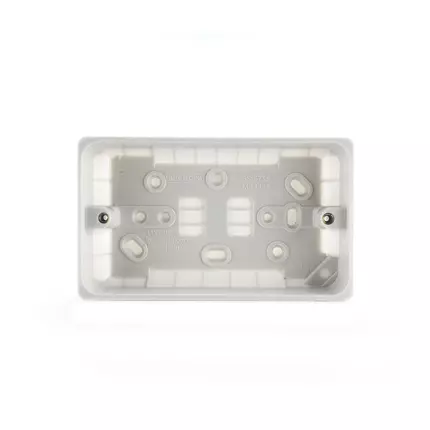 Tronic PVC Twin Switch Surface Box 3X6 HD TR 2810
