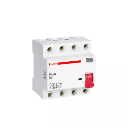 Tronic New Circuit Breaker 100Amps 300Mega Four Pole RCCB MC CHRC-100-04-300