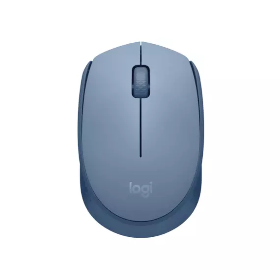 Logitech Wireless Mouse - Blue Gray Color, Reliable Wireless Connectivity, Compact Design for Comfort and Portability M171.