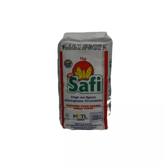 Mo Safi Fortified Home Baking Wheat Flour 1kg Bag (Pack of 10Pcs) (EX-E)