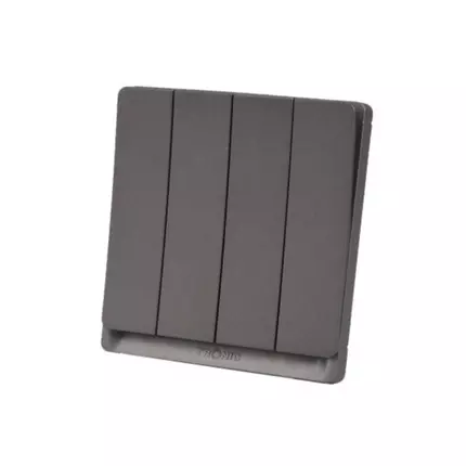 Tronic Switch 4 Gang 2 Way Grey TD 5142-GY