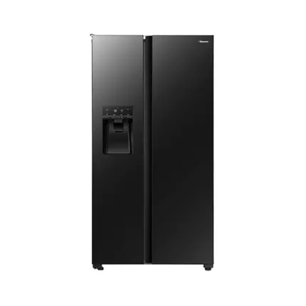 Hisense Refrigerator 535L Side By Side Door, Water Dispenser & Ice Maker with Inverter Technology H700SMI-IDL