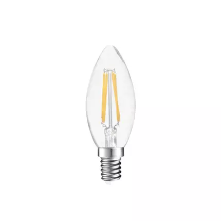 Tronic LED Candle Bulb Filament 4 Watt Warm White E14 LE 0414-FI-CB-WW