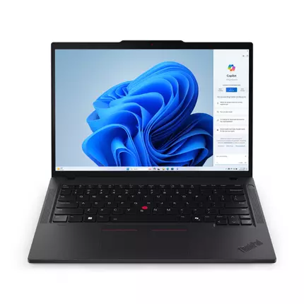 Lenovo T14 Laptop - Intel Core U7-155U, Windows 11 Pro, 14" WUXGA Display, 5MP RGB + IR Camera, Intel Upgradable, 4-Cell Battery, 65W USB-C Power Adapter, UK Keyboard, 21ML000AUE.