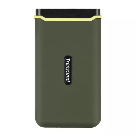 Transcend 2TB Portable External SSD - Rugged Shield Design, Gen 2x2 USB Type-C, Up to 2000 MB/s Transfer Speeds, TS2TESD380C.