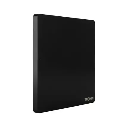 Tronic Blank Plate 1 Gang Black TS 5100-BK