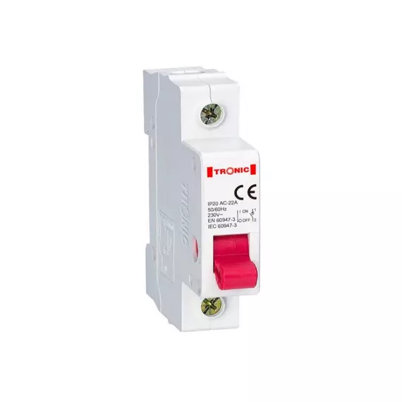 Tronic New Miniature Circuit Breaker Single Pole 63Amps 6K MC 6K63