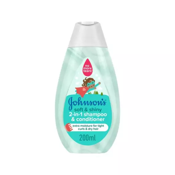 Johnson Baby Shampoo & Conditioner 2 in 1 Soft & Shiny 200 ml 3574669909532