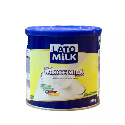 Lato Milk Powder 250g Tin (Pack of 24Pcs)