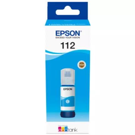 Epson Ecotank Pigment Ink Bottle Cyan 70ml 112