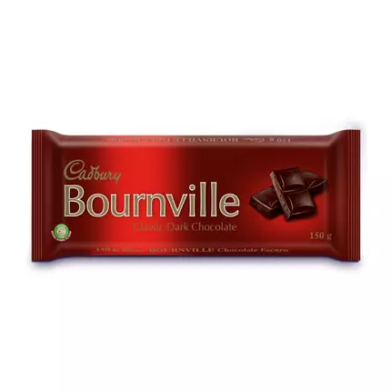 Cadbury Bournville Dark Chocolate Original 150g (Pack of 20Pcs)