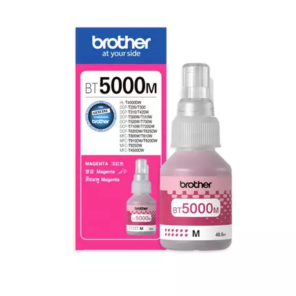Brother Ink Bottle Magenta BT5000M