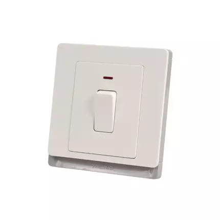 Tronic Double Pole Switch With Neon 20 Amps Ivory TD 5120-IV