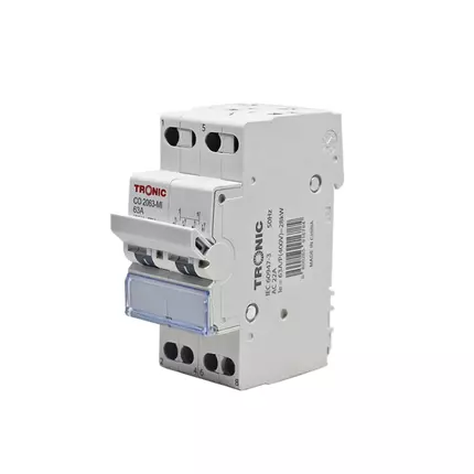 Tronic Mini Changeover Switch 63Amps Single Pole CO 2063-MI