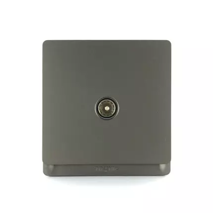 Tronic Television Socket 1G Grey TD 5311-GY