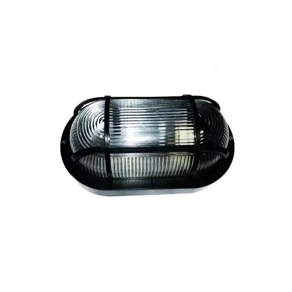 Tronic Ceiling Light Polyamide Grid Bulkhead Fitting Round Black ILU PD43-BK