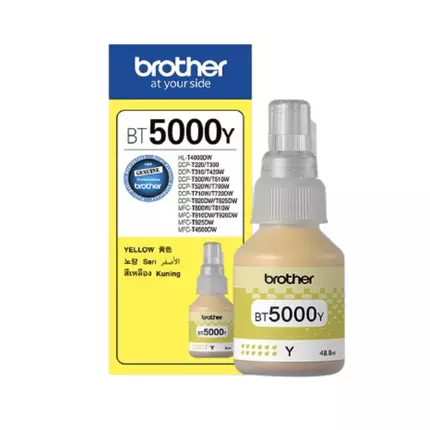 Brother Ink Bottle Yellow BT5000Y