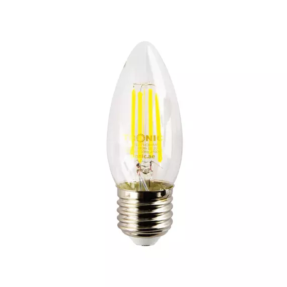 Tronic LED Candle Bulb Filament 4 Watt E27 Day Light & Warm White LE 0427-FI-CB-WW