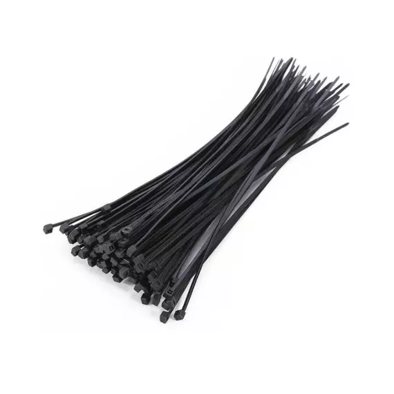Tronic Cable Ties 300 X 3.6 Black NT 0300-36-BK