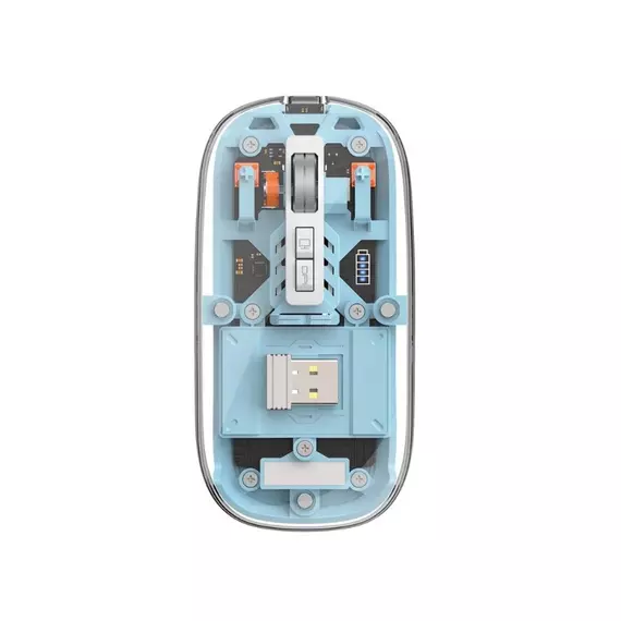 WiWU Optical Wireless Crystal Magnetic Mouse Transparent WM105