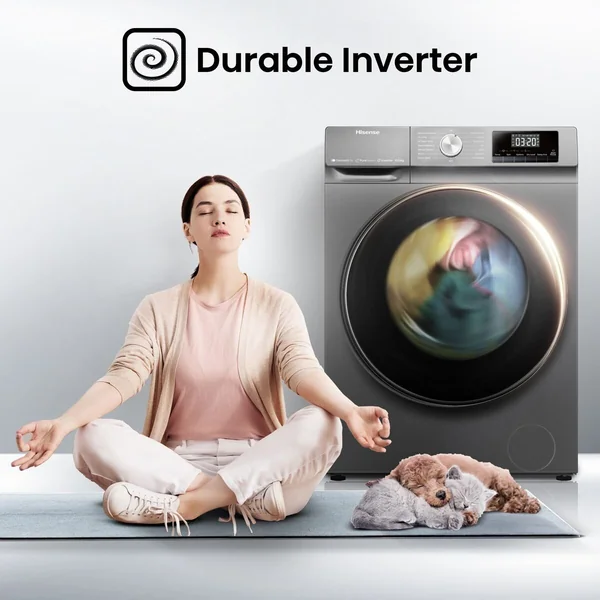 Hisense 12kg Washer & 8kg Dryer Front Load Auto Washing Machine WD5S1245BB