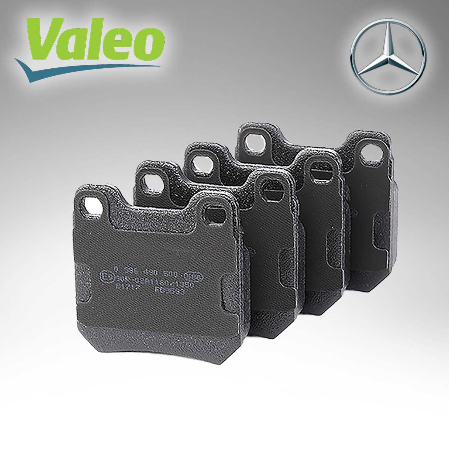 Valeo BRAKE PADS MERCEDES 190-SERIES W201 (Val#671105) 0014200120