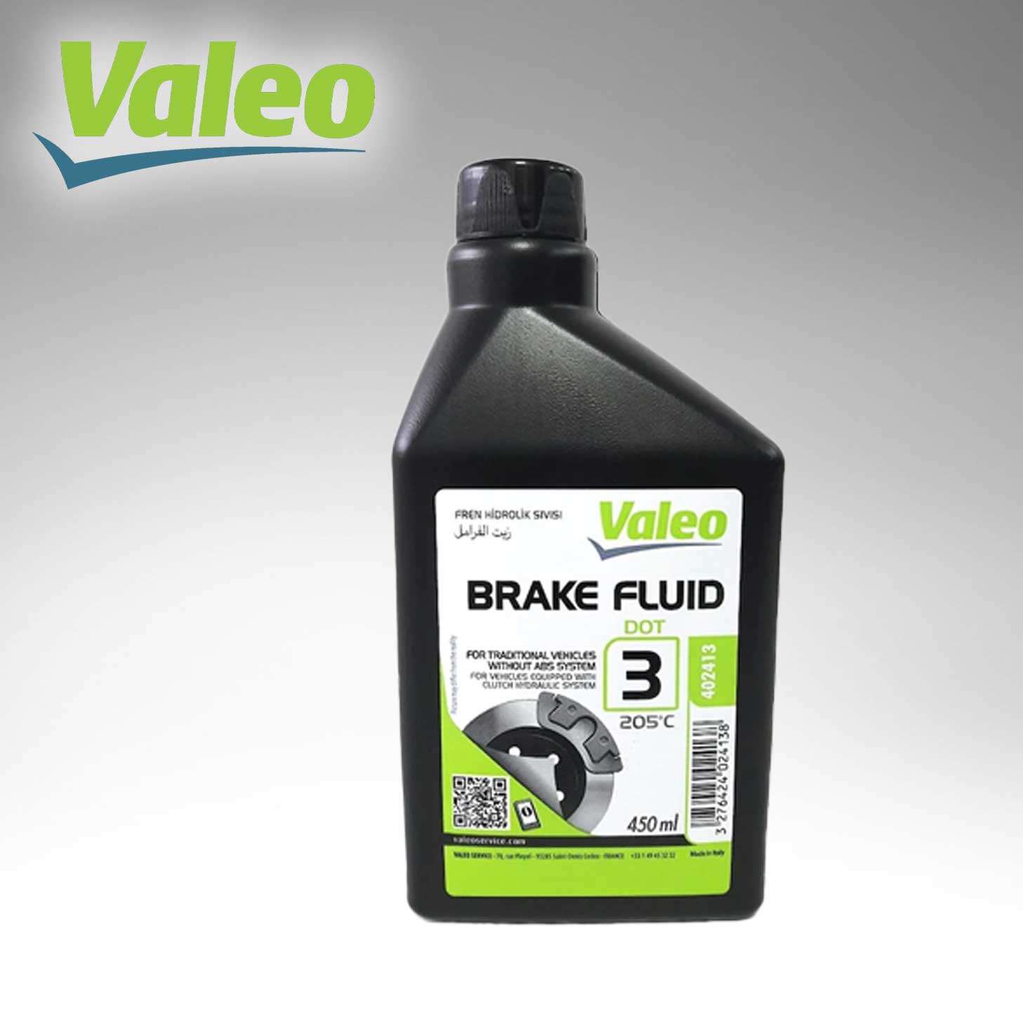 Valeo BRAKE FULID DOT3 450ML