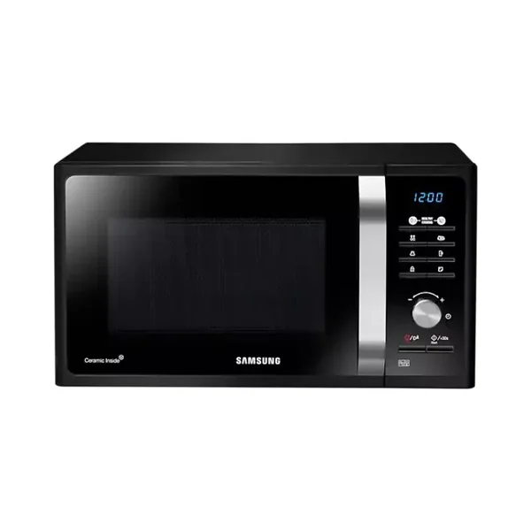 Samsung Microwave 23L 800W Solo Digital LED Display, Triple Distribution System, Ceramic Inside, Auto Cook, Deodorizer, Anti-Bacterial Activity, Easy to Clean, Scratch Resistant, Prevents Discoloratio