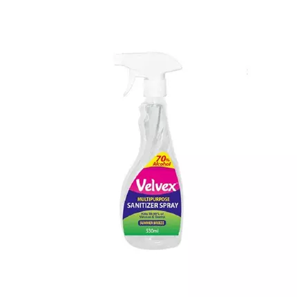 Velvex Multipurpose Sanitizer Spray 530ml Summer Breeze Pack of 6