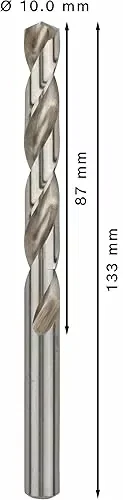 Bosch Metal Drill Bits HSS- G 10mm X 87 X 133mm 2608595077