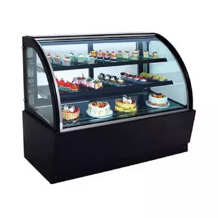 Generic Commercial Cake Cold Refrigerator Display Chinese Style 1.0m Silver