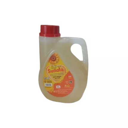 Sunola Pure Refined Sunflower Cooking Oil 1L